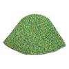 Dolce & Gabbana Green Cotton Crochet DG Logo Bucket Hat - Image 3