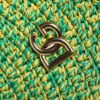 Dolce & Gabbana Green Cotton Crochet DG Logo Bucket Hat - Image 5
