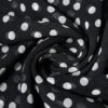 Dolce & Gabbana Black Polka Dots Polyester Wrap Shawl Scarf - Image 4