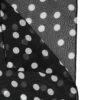 Dolce & Gabbana Black Polka Dots Polyester Wrap Shawl Scarf - Image 6