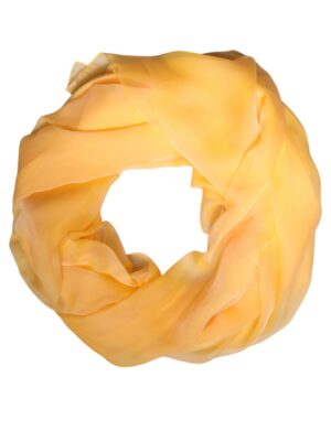 Dolce & Gabbana Yellow Silk Rectangle Wrap Shawl Scarf
