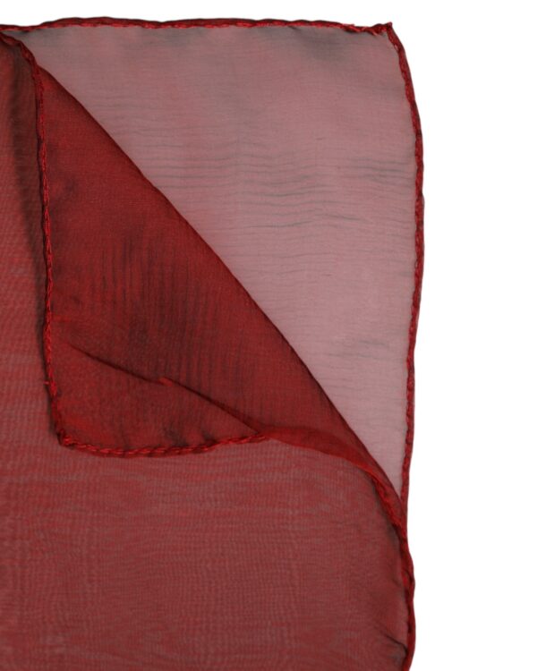 Dolce & Gabbana Red Silk Rectangle Women Wrap Shawl Scarf - Image 5