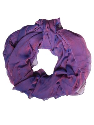 Dolce & Gabbana Purple Silk Rectangle Wrap Shawl Scarf