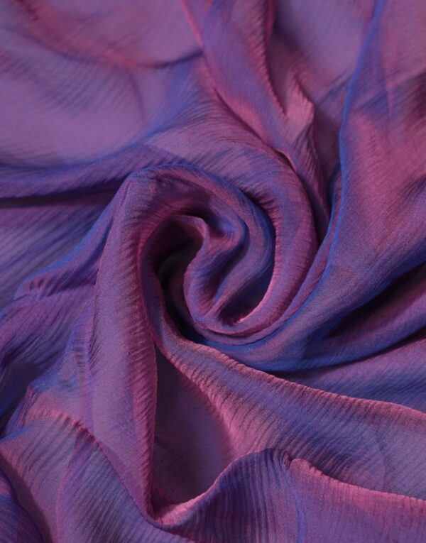Dolce & Gabbana Purple Silk Rectangle Wrap Shawl Scarf - Image 4
