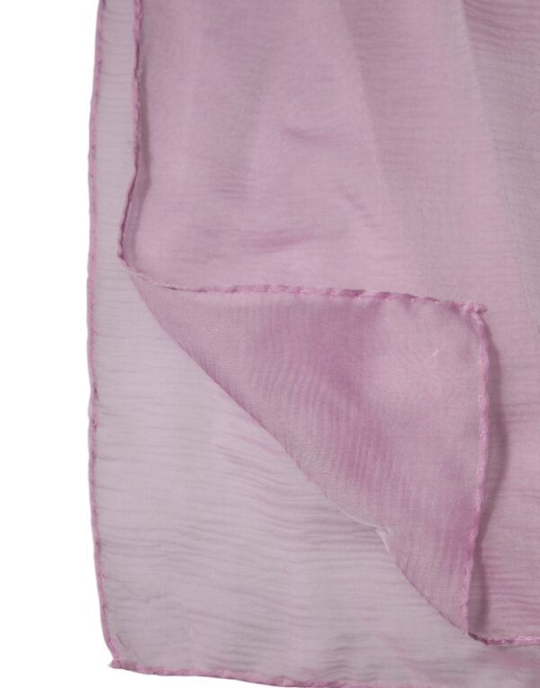 Dolce & Gabbana Pink Silk Rectangle Women Wrap Shawl Scarf - Image 5