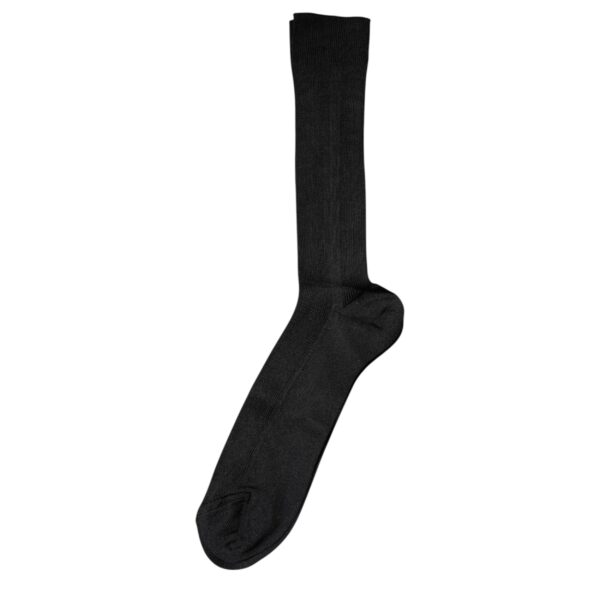 Dolce & Gabbana Black Cotton DG Logo Mid Calf Men Socks - Image 5