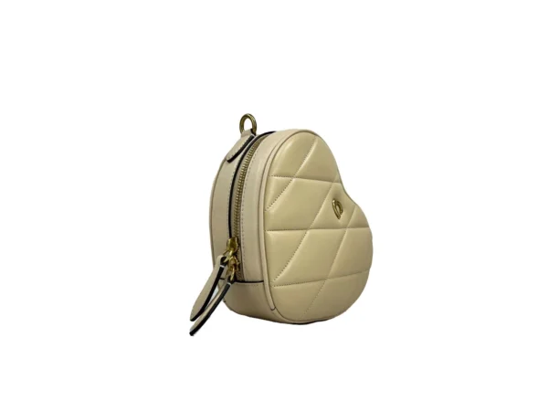 COACH Heart Small Quilted Leather Crossbody Bag Purse - Image 3