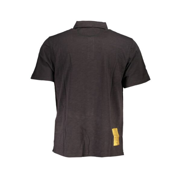 La Martina Elegant Black Cotton Polo Shirt Regular Fit - Image 2
