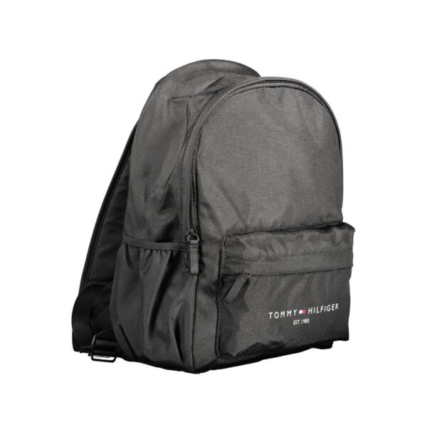 Tommy Hilfiger Black Polyester Men Backpack - Image 3