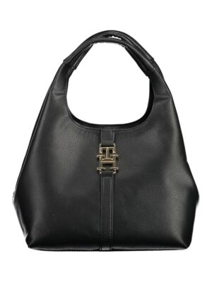 Tommy Hilfiger Black Polyethylene Women Handbag
