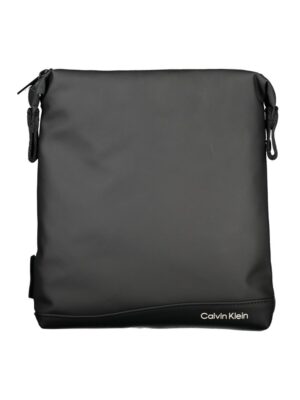 Calvin Klein Elegant Black Shoulder Bag with Contrast Details