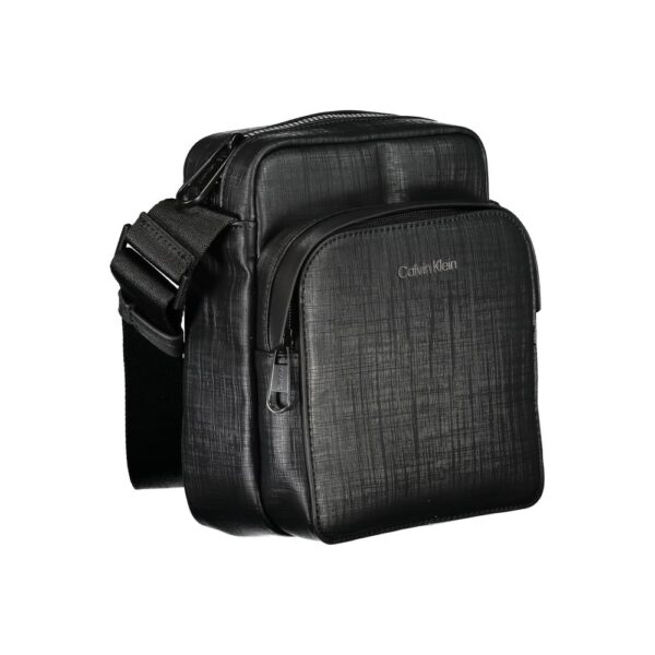 Calvin Klein Elegant Black Shoulder Bag with Contrasting Details - Image 3