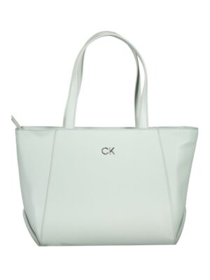 Calvin Klein Light Blue Polyethylene Handbag