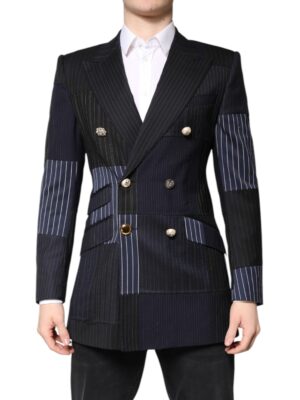 Dolce & Gabbana Multicolor Patchwork Jacket Coat Suit Blazer