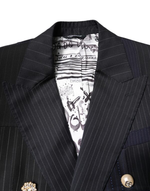 Dolce & Gabbana Multicolor Patchwork Jacket Coat Suit Blazer - Image 5