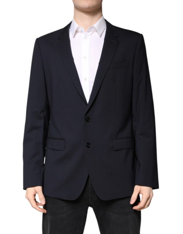 Dolce & Gabbana Black MARTINI Single Breasted Coat Blazer - Image 2