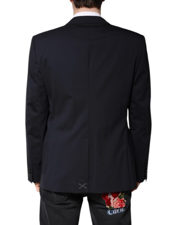 Dolce & Gabbana Black MARTINI Single Breasted Coat Blazer - Image 4
