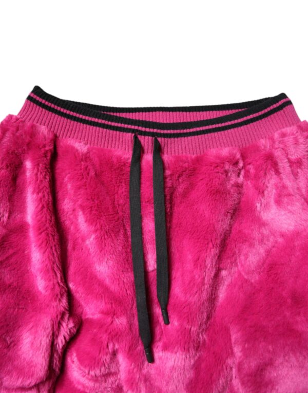 Dolce & Gabbana Pink Acrylic Cargo Jogging Sweatpants Pants - Image 4