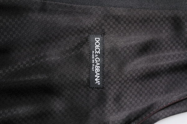 Dolce & Gabbana Maroon Wool Waistcoat Dress Formal Vest - Image 5