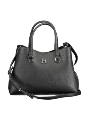 Tommy Hilfiger Black Polyester Women Handbag