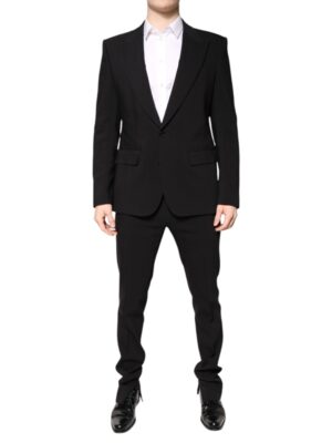 Dolce & Gabbana Multicolor Polyester Jacquard 2 Piece Suit