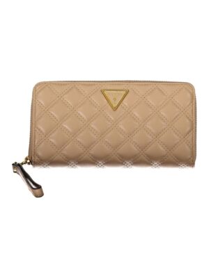Guess Jeans Beige Polyethylene Women Wallet