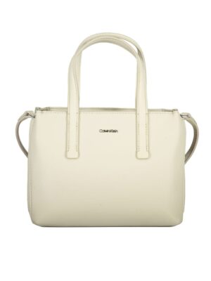 Calvin Klein Beige Polyester Handbag