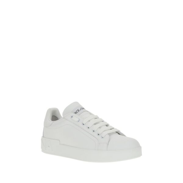 Dolce & Gabbana Leather Sneakers - Image 2