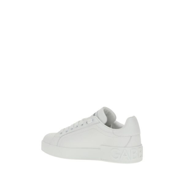 Dolce & Gabbana Leather Sneakers - Image 3