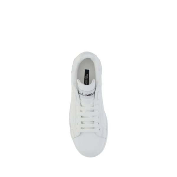 Dolce & Gabbana Leather Sneakers - Image 4