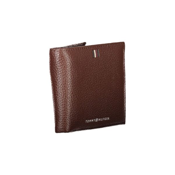 Tommy Hilfiger Elegant Brown Leather Bifold Wallet - Image 2