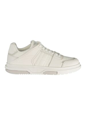 Tommy Hilfiger White Leather Men Sneaker