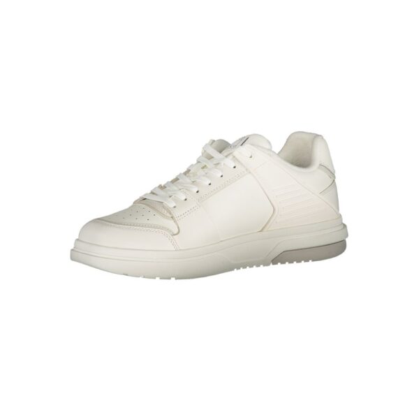 Tommy Hilfiger White Leather Men Sneaker - Image 3
