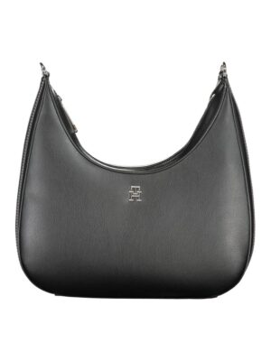 Tommy Hilfiger Black Polyester Handbag