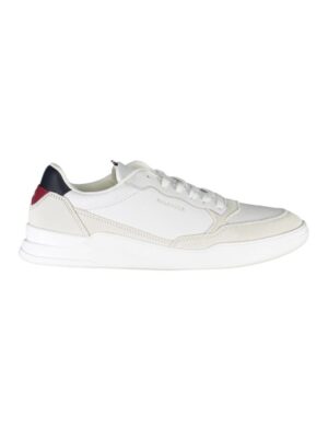 Tommy Hilfiger White Leather Men Sneaker