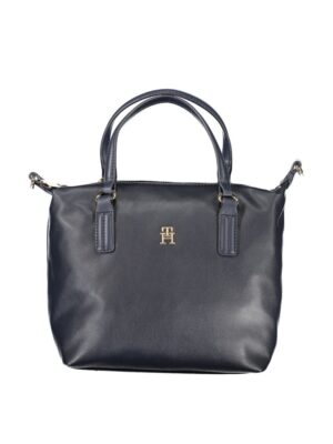 Tommy Hilfiger Blue Polyester Handbag
