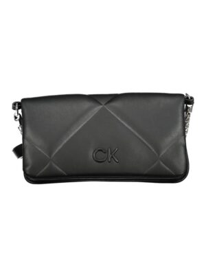 Calvin Klein Black Cotton Handbag