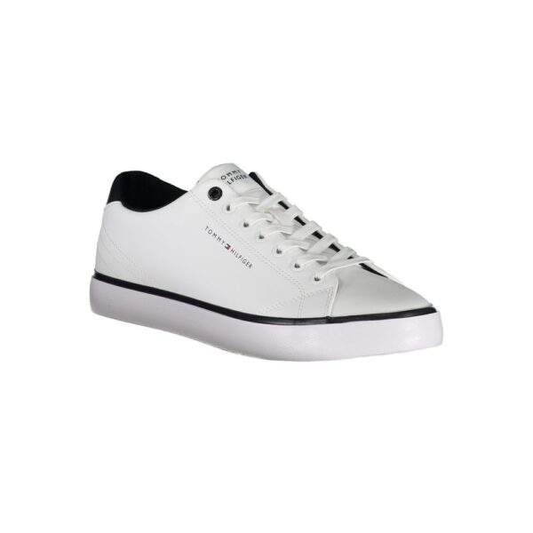 Tommy Hilfiger White Polyester Sneaker - Image 2