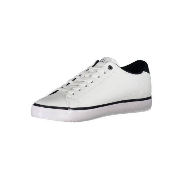 Tommy Hilfiger White Polyester Sneaker - Image 3