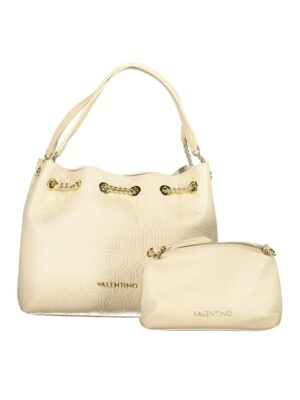 Valentino Bags Beige Polyethylene Handbag