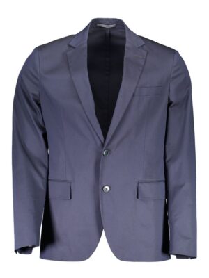 Gant Blue Cotton Men Jacket