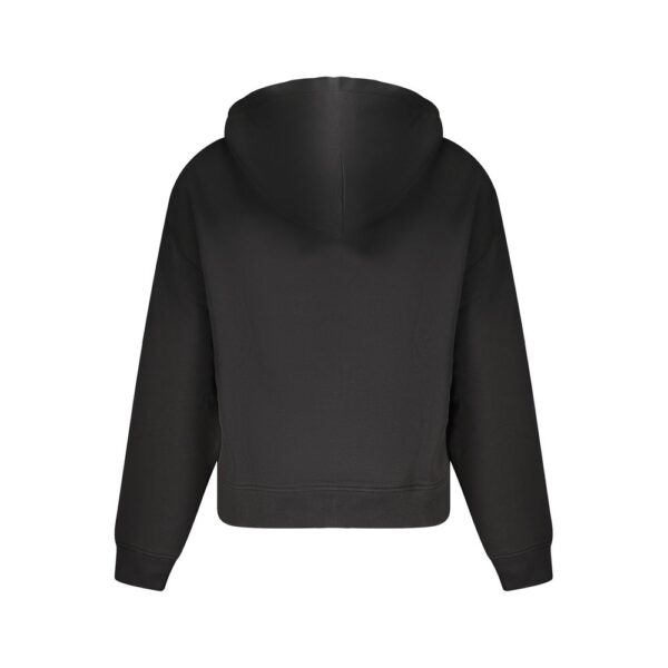 Tommy Hilfiger Black Cotton Women Hoodie - Image 2