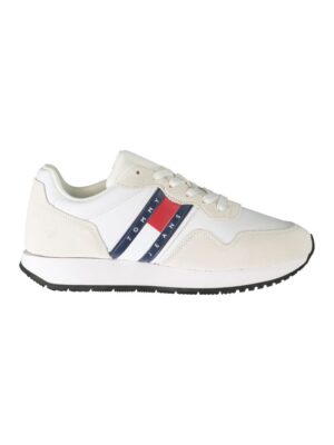 Tommy Hilfiger White Polyester Sneaker