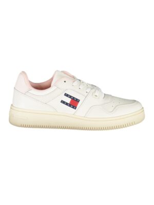Tommy Hilfiger White Leather Women Sneaker