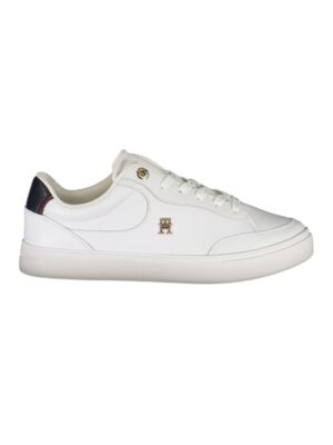 Tommy Hilfiger White Leather Women Sneaker