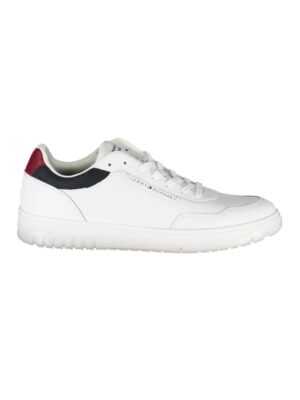 Tommy Hilfiger White Leather Men Sneaker