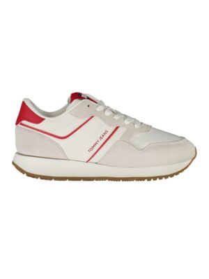 Tommy Hilfiger Red Leather Women Sneaker