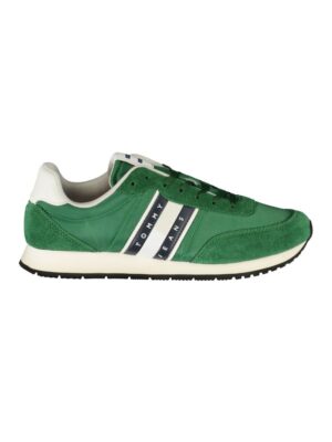 Tommy Hilfiger Green Polyester Men Sneaker