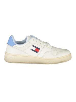 Tommy Hilfiger White Leather Women Sneaker