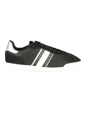 Tommy Hilfiger Black Polyester Women Sneaker